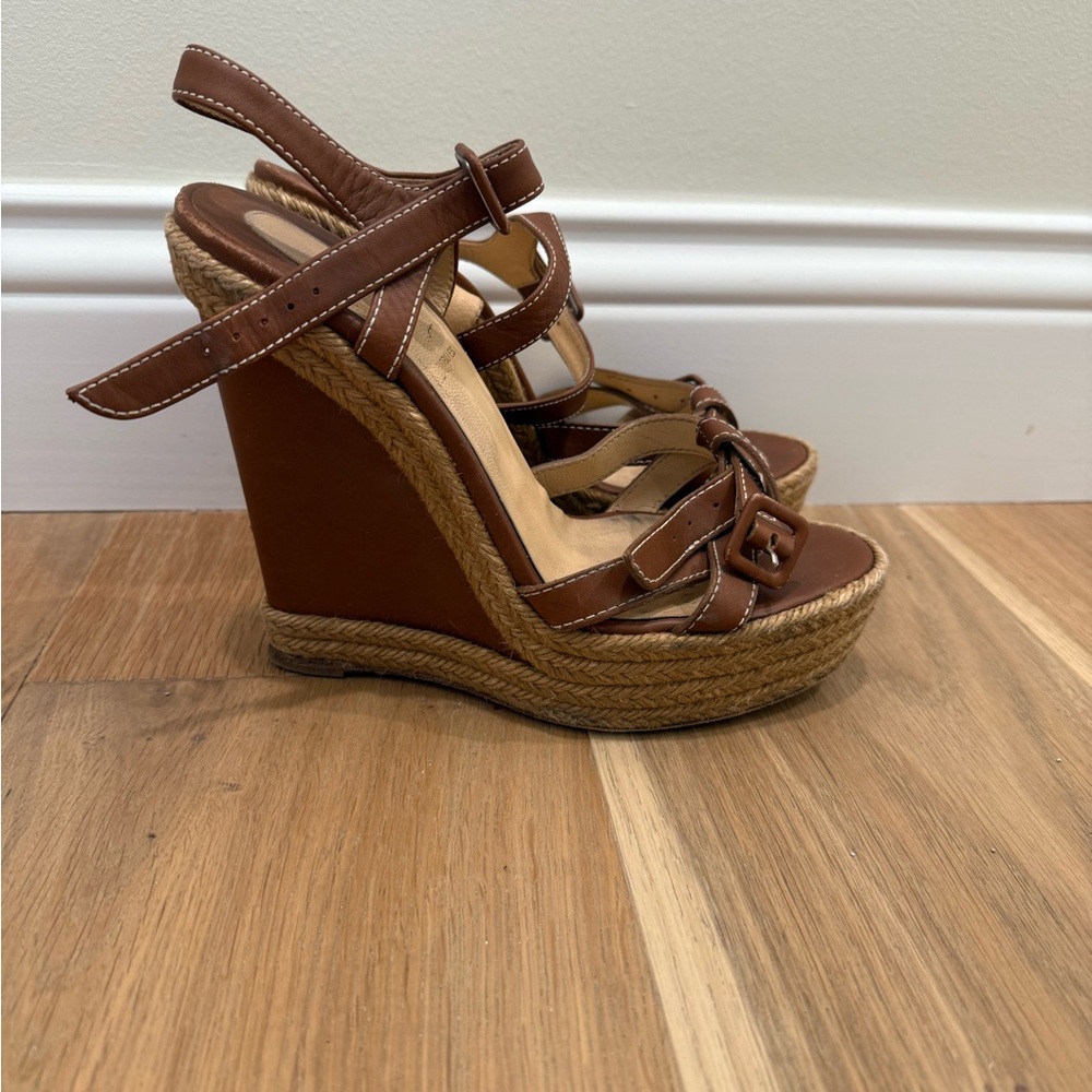 Christian louboutin brown wedges - Picture 7 of 9